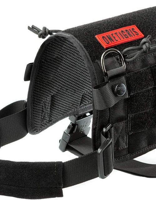 Load image into Gallery viewer, Service Dog Harness No-Pull Dog Harness Adjustable Comfort Pet Dog Vest Harness for Outdoor Walking (Black, Long Version)
